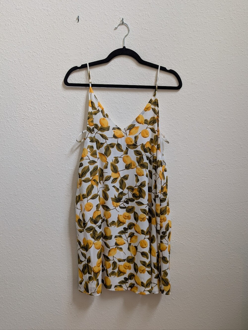 Urban Outfitters Lucca Lemon Print Slip Dress